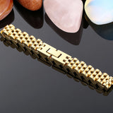 Stainless Steel Bracelet 10MM Wide Link Chain Men's Bracelets