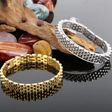 Stainless Steel Bracelet 10MM Wide Link Chain Men's Bracelets