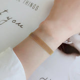 Stainless Steel Mesh Link Bracelet Hand Chain