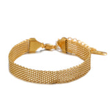 Stainless Steel Mesh Link Bracelet Hand Chain