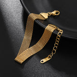 Stainless Steel Mesh Link Bracelet Hand Chain