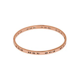 Roman Numeral Stainless Steel Bracelet for Women