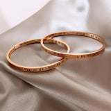 Roman Numeral Stainless Steel Bracelet for Women