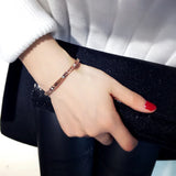 Roman Numeral Stainless Steel Bracelet for Women