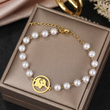Anime Cartoon Stainless Steel Pendant Bracelet for Women