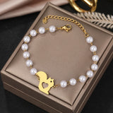 Anime Cartoon Stainless Steel Pendant Bracelet for Women