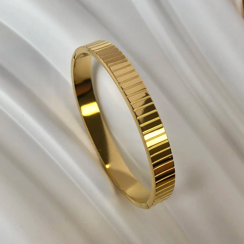 Stainless Steel Bracelets Golden Love Crystal Wedding