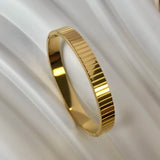 Stainless Steel Bracelets Golden Love Crystal Wedding