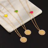 Zircon Smiley Face Charms Bracelet Colorful Heart Bracelets