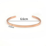 Stainless Steel Rose Bangles Couples Bracelet