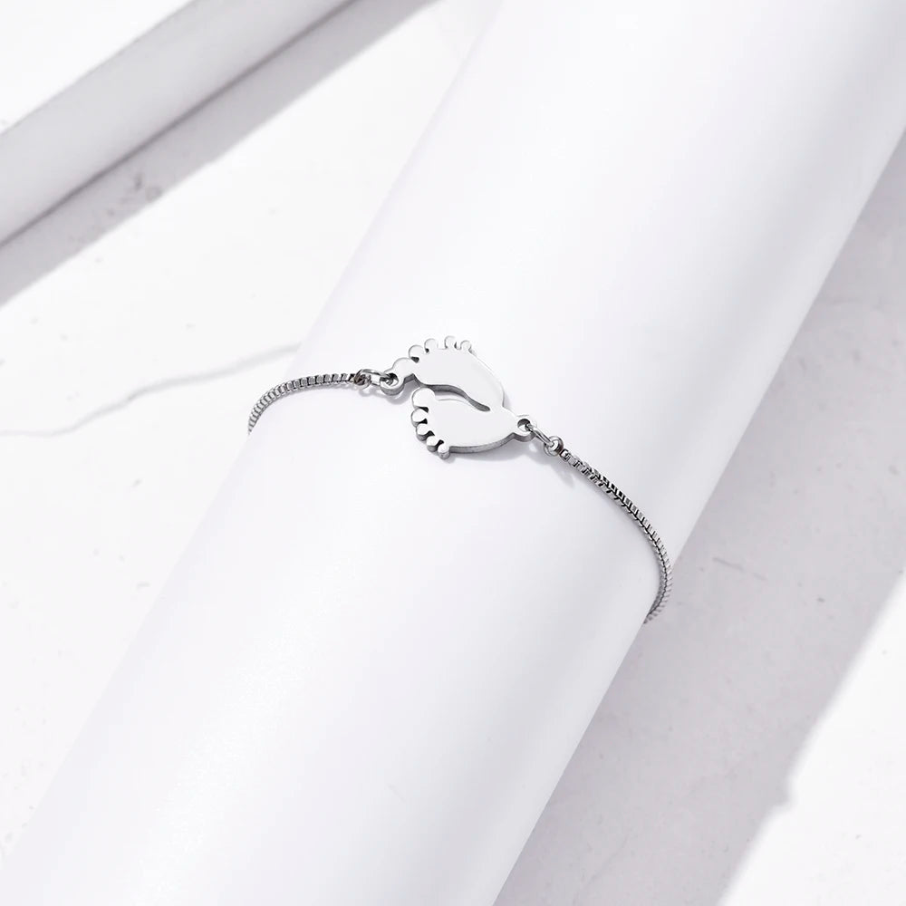 Stainless Steel Charm Bracelet for Women
