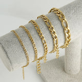 Steel Bracelet Charms Cuban Chain Jewelry
