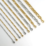 Steel Bracelet Charms Cuban Chain Jewelry