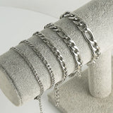 Steel Bracelet Charms Cuban Chain Jewelry