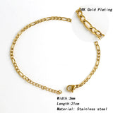 Steel Bracelet Charms Cuban Chain Jewelry