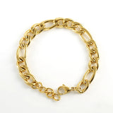 Steel Bracelet Charms Cuban Chain Jewelry