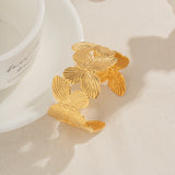Butterfly Open Bracelet 18K Plated Women's Party Jewelry