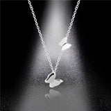 Butterfly Pendant Necklace for Women Girls Choker Collares