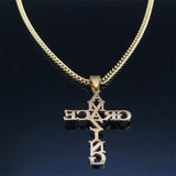 Stainless Steel CRACE AMAZING Cross Long Necklaces