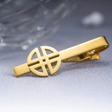 Mens Stainless Steel Celtic Knot Tie Clip