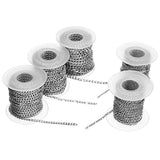 Stainless Steel Flattened Chain DIY Accessories Necklace Bracelet Cross Chain