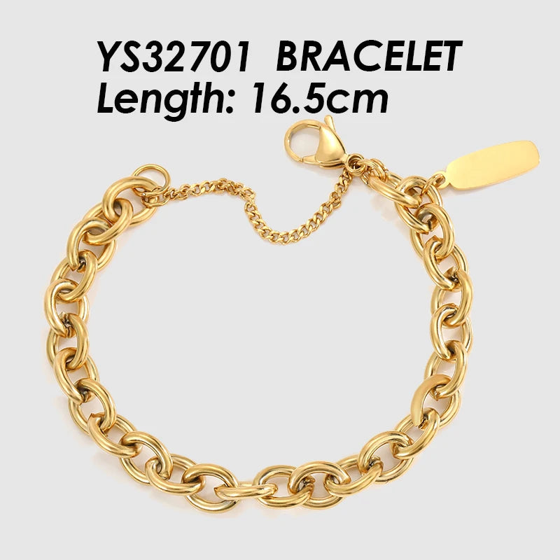 Stainless Steel Chain Bracelet Punk Jewelry