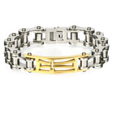 Men's Steampunk Stainless Steel Chain Bracelet SL021