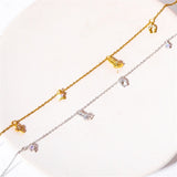 Colorful Zircon Cowboy Boots Pendant Necklace for Women