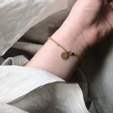 Stainless Steel Chain Jewelry Geometric Pearl Bracelet Plated Punk Accessories