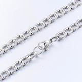 Men's Stainless Steel Cuban Necklace 3mm-11.5mm Various Widths