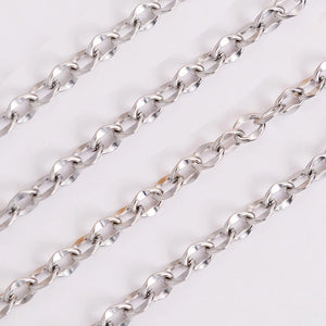 5m Stainless Steel Chain Gold/Silver Link for Necklace Bracelet