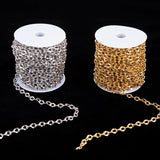 5m Stainless Steel Chain Gold/Silver Link for Necklace Bracelet