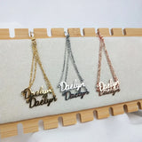 Personalized Stainless Name Earrings