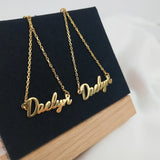 Personalized Stainless Name Earrings