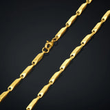 3MM Stainless Steel Chain Necklace Hip Hop 45-68CM Rock Necklace
