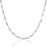 3MM Stainless Steel Chain Necklace Hip Hop 45-68CM Rock Necklace