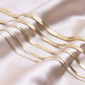 2/3/4/5/6mm Stainless Steel Chain Necklace Unisex Snake Chain Necklace