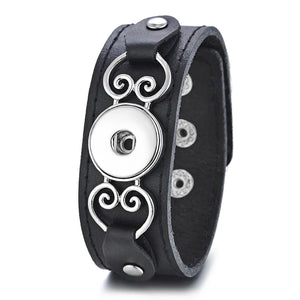 Stainless Steel Chain Toggle Necklace Pendant for Snap Charms