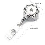 Stainless Steel Chain Toggle Necklace Pendant for Snap Charms