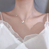 Stainless Steel Frosted Butterfly Charm for Jewelry Making