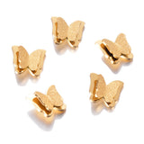 Stainless Steel Frosted Butterfly Charm for Jewelry Making