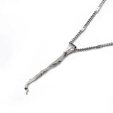 Chile Map Pendant Necklace Stainless Steel Chain Jewelry