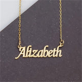 Personalized Stainless Steel Choker Name Necklace