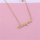 Personalized Stainless Steel Choker Name Necklace