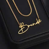 Personalized Stainless Steel Choker Name Necklace for Women