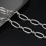 Chunky Knot Chain DIY Men Women Necklace Punk Bracelet Cable Link Chains