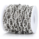 Chunky Knot Chain DIY Men Women Necklace Punk Bracelet Cable Link Chains