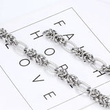 Chunky Knot Chains Twisted Necklace DIY Bracelet Supplies