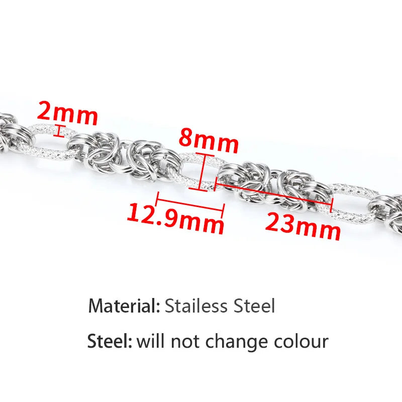 Chunky Knot Chains Twisted Necklace DIY Bracelet Supplies