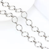 Stainless Steel Oval Link Chains for DIY Necklace Making